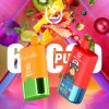 Image du produit : UZY Triple Flavor 60 000 bouffées (60K), 3 saveurs en 1, rechargeable, avec écran LED, cigarette électronique jetable