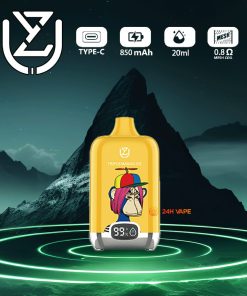 UZY Bang Digital 15000 Puffs 0% 2% 3% 5% Nicotine LED Display Disposable Vape in Triple Mango Ice flavor