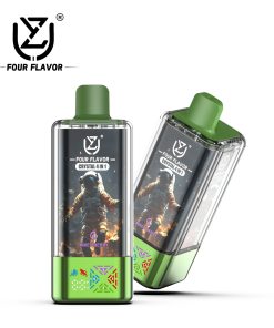 UZY Four Flavors 100000 100K Puffs Crystal 4 In 1 Flavors Rechargeable LED Display Disposable Vape in Mixed Berry & Passion Fruit Kiwi Lime & Cranberry