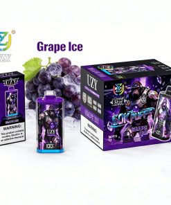 UZY Crystal Star 60000 60K Puffs Smart Display Rechargeable Disposable Vape in uzy crystal star 60000 60k grape ice flavor