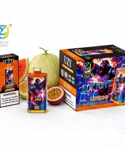 UZY Crystal Star 60000 60K Puffs Smart Display Rechargeable Disposable Vape in uzy crystal star 60000 60k love66 flavor