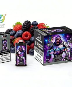 UZY Crystal Star 60000 60K Puffs Smart Display Rechargeable Disposable Vape in uzy crystal star 60000 60k mixed berries flavor