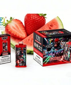 UZY Crystal Star 60000 60K Puffs Smart Display Rechargeable Disposable Vape in uzy crystal star 60000 60k strawberry watermelon flavor