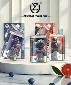 UZY Crystal Twin 50000 50k Puffs Double Taste LED Display Disposable Vape product image