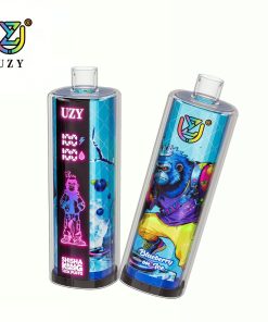UZY Shisha Hookah King 120000 120K Puffs Smart Screen LED Display Disposable DTL in Blueberry On Ice flavor