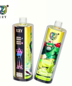 UZY Shisha Hookah King 120000 120K Puffs Smart Screen LED Display Disposable DTL in Double Apple flavor