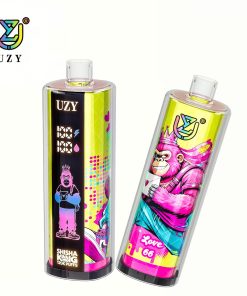 UZY Shisha Hookah King 120000 120K Puffs Smart Screen LED Display Disposable DTL in Love 66 flavor