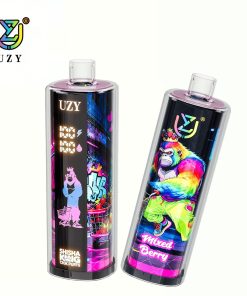 UZY Shisha Hookah King 120000 120K Puffs Smart Screen LED Display Disposable DTL in Mixed Berry flavor