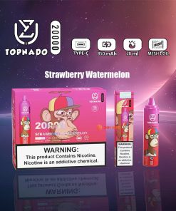 UZY Tornado 20000 20K Puffs LED Display Edition Disposable in Strawberry Watermelon flavor