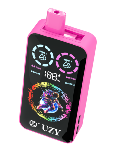 UZY Tornado 30000 30K Puffs Double Taste RGD Screen Display Disposable Vape in Fizzy Cherry Ice & Blueberry Cotton Candy flavor