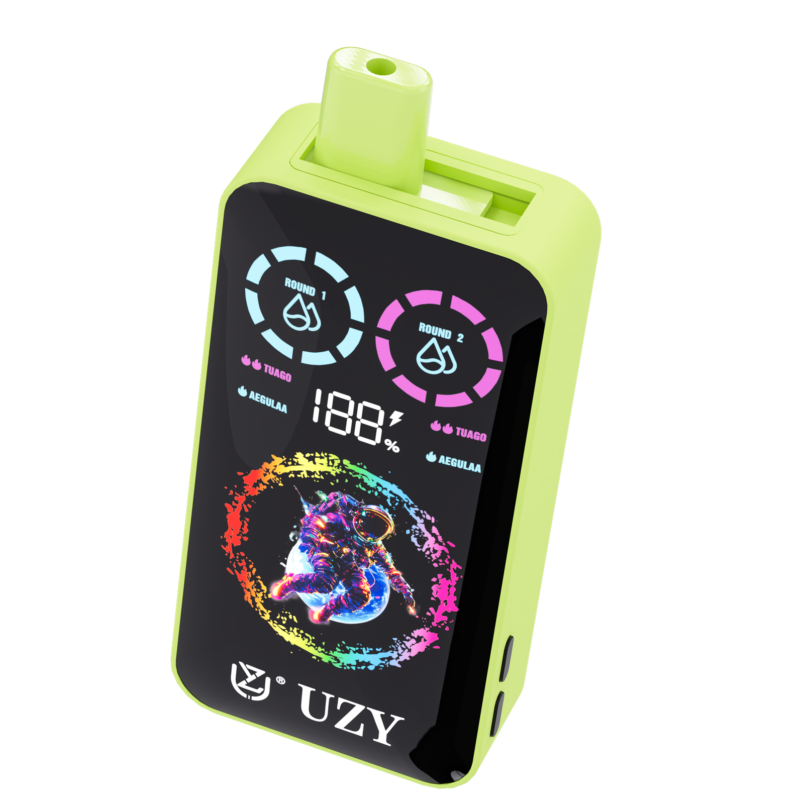UZY Tornado 30000 30K Puffs Double Taste RGD Screen Display Disposable Vape in Mixed Berries & Double Apple Ice flavor