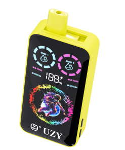UZY Tornado 30000 30K Puffs Double Taste RGD Screen Display Disposable Vape in Peach Berry & Watermelon Mango Peach flavor