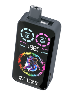 UZY Tornado 30000 30K Puffs Double Taste RGD Screen Display Disposable Vape in Red Bull Ice & Strawberry Mango flavor