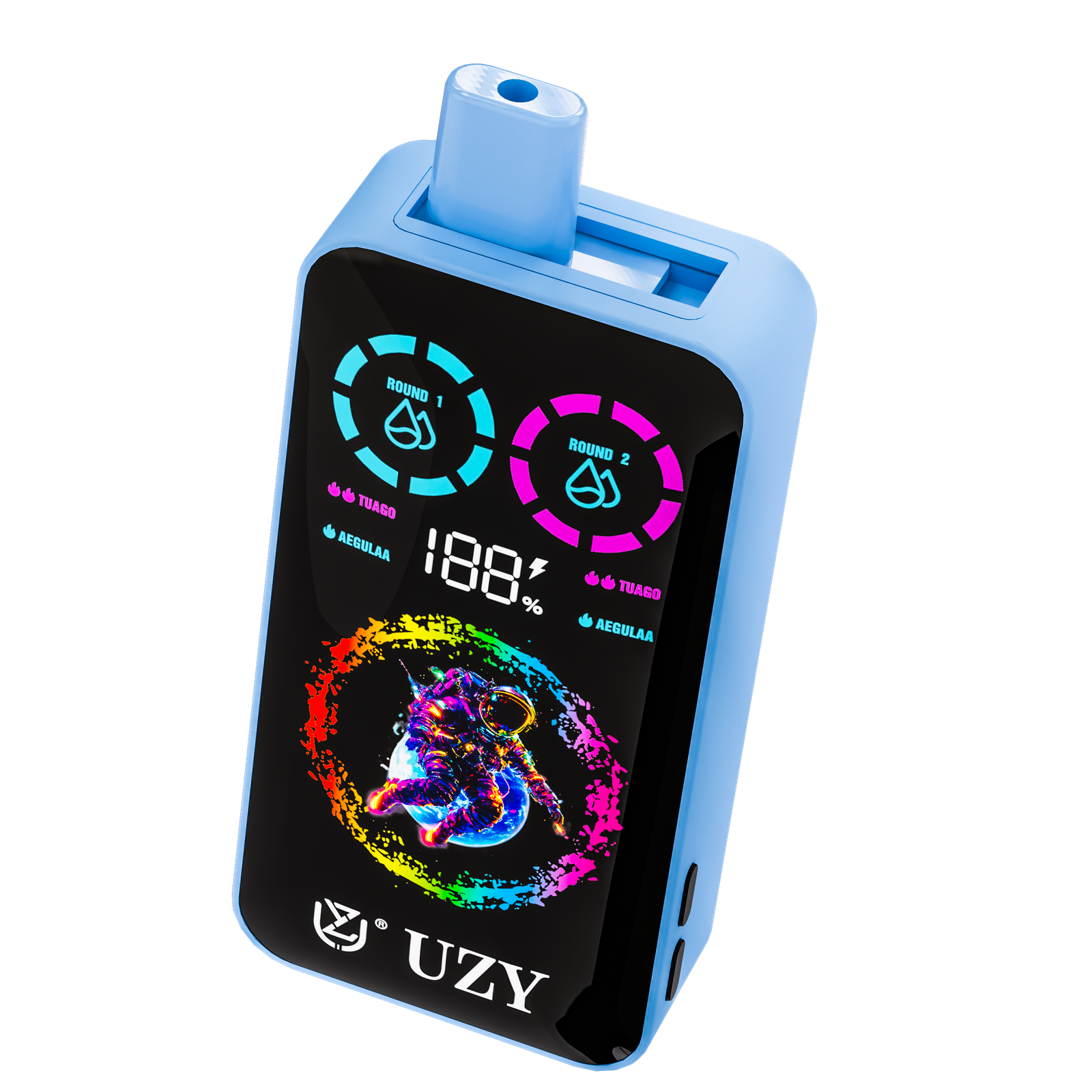 UZY Tornado 30000 30K Puffs Double Taste RGD Screen Display Disposable Vape in Watermelon Ice & Lemon Lime flavor
