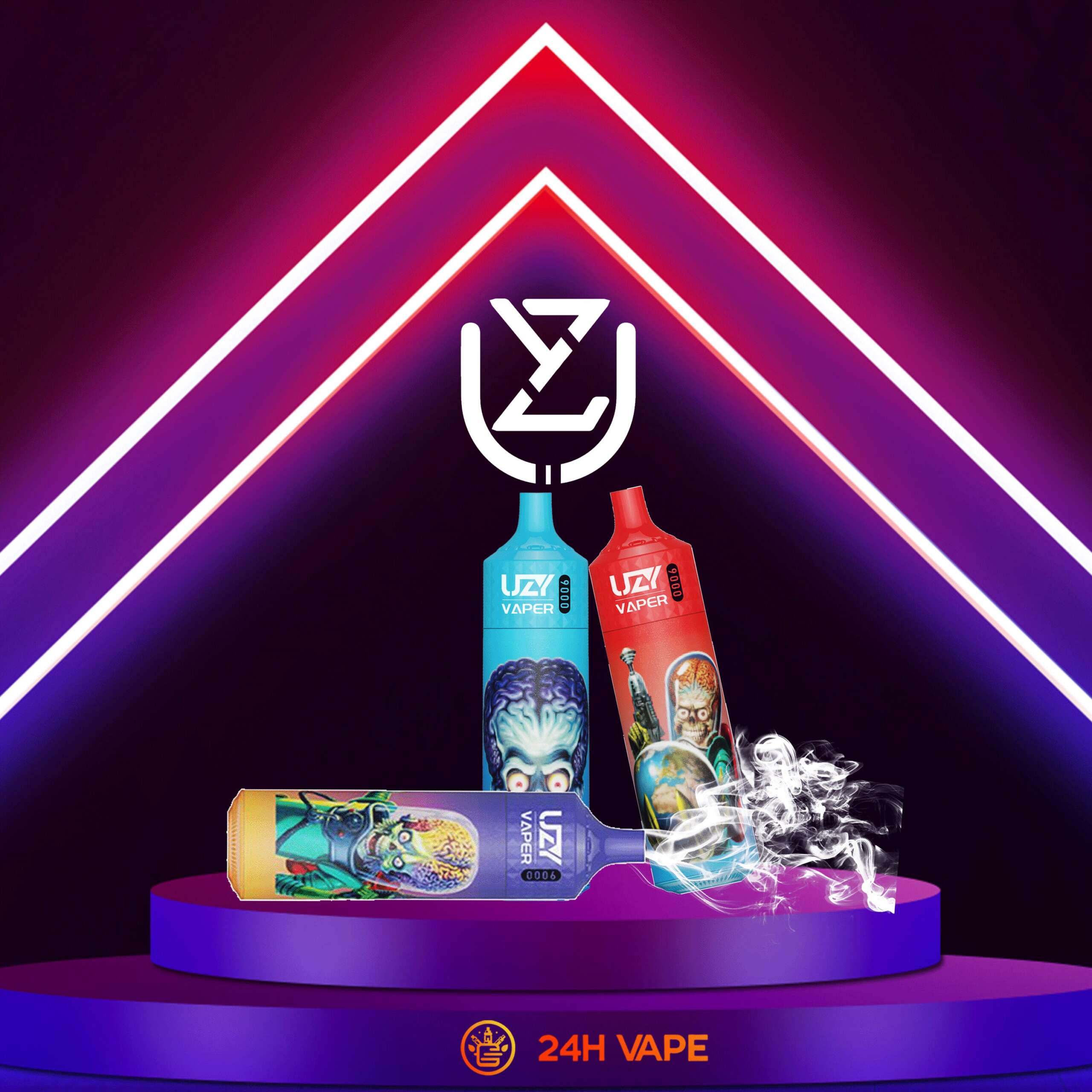 UZY Vaper 9000 Puffs 0% 2% 3% 5% Nicotine Disposable product image