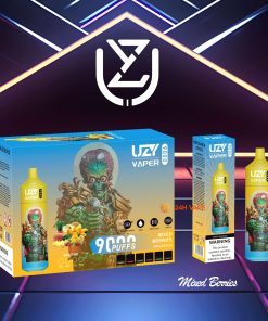 UZY Vaper 9000 Puffs 0% 2% 3% 5% Nicotine Disposable random flavor option image