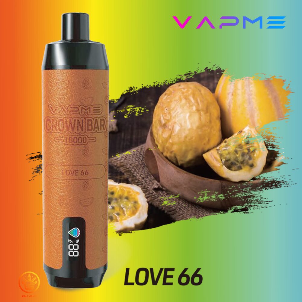 VAPME Crown Bar 18000 Pro Max Leather Disposable Vape Pen 18000 puffs in Random Flavors flavor