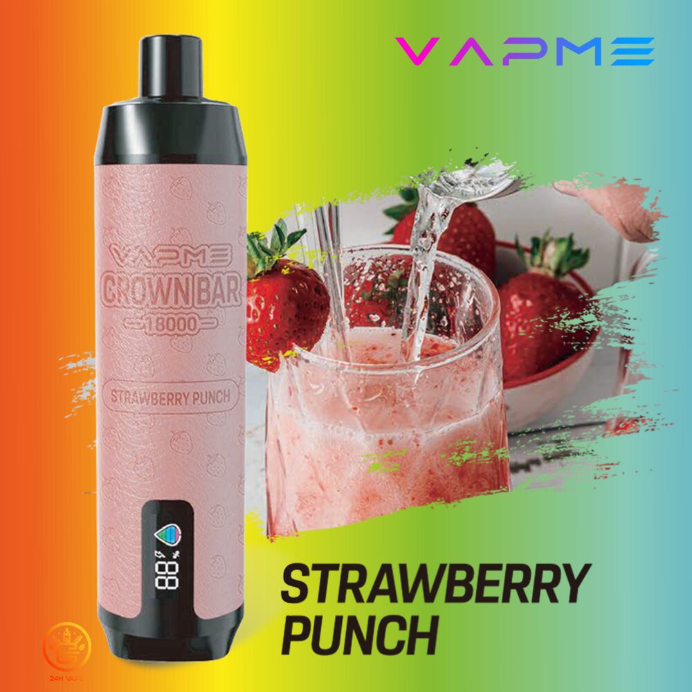 VAPME Crown Bar 18000 Pro Max Leather Disposable Vape Pen 18000 puffs in Random Flavors Cdef3a10 flavor