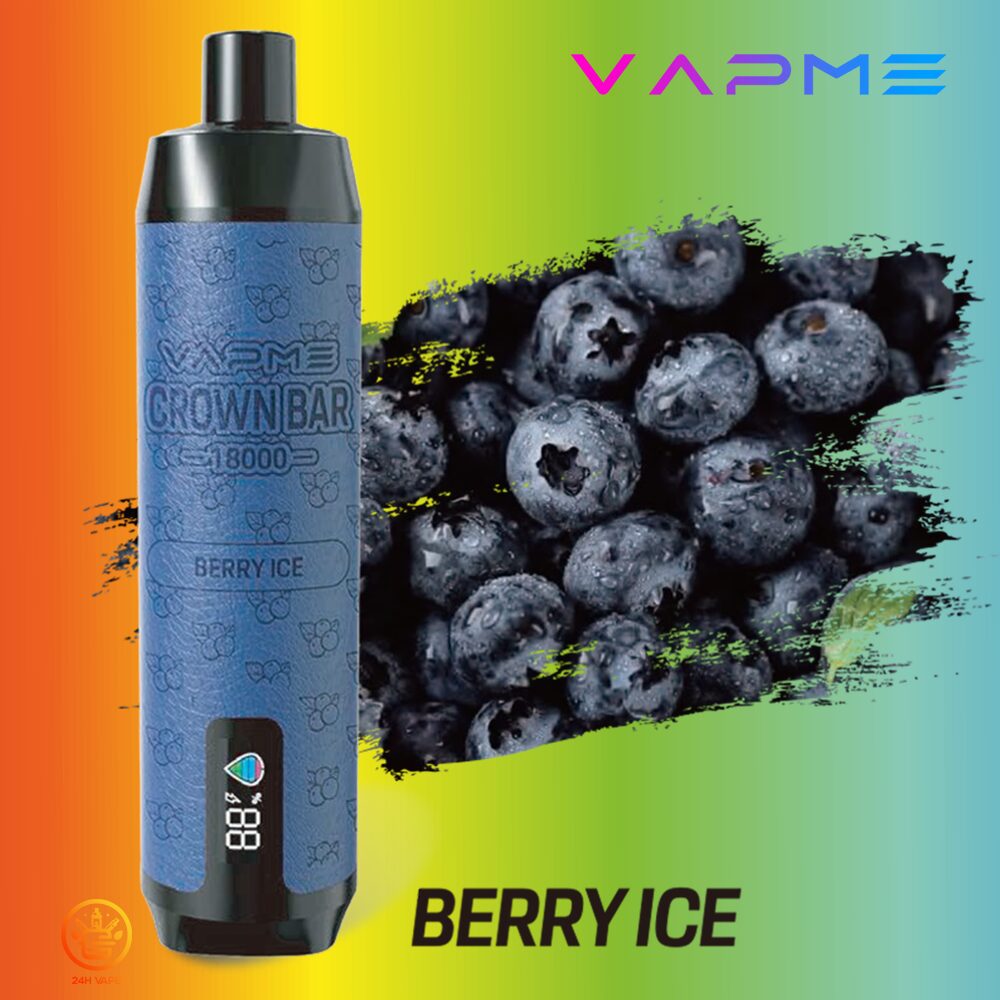 VAPME Crown Bar 18000 Pro Max Leather Disposable Vape Pen 18000 puffs in Random Flavors Da61a5f0 flavor