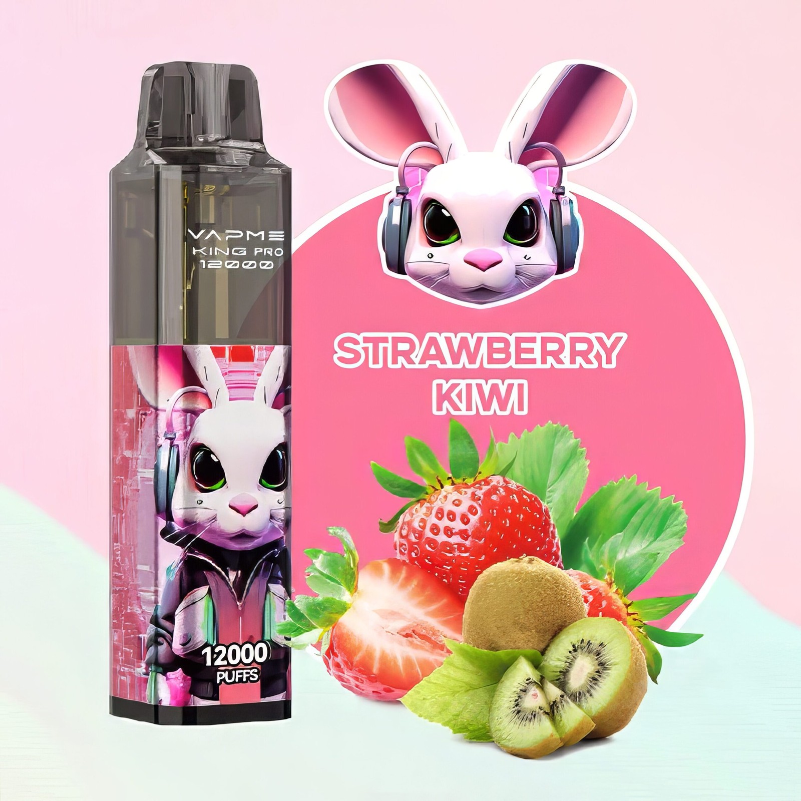 VAPME King Pro 12000 Puffs Original Edition Disposable Vape Pen in Random Flavors F23d51c5 flavor