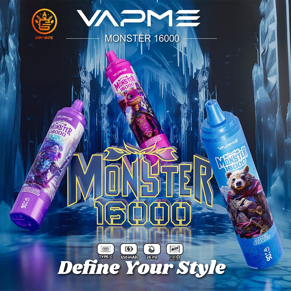 VAPME Monster 16000 Puffs LED Display Edition Disposable product image