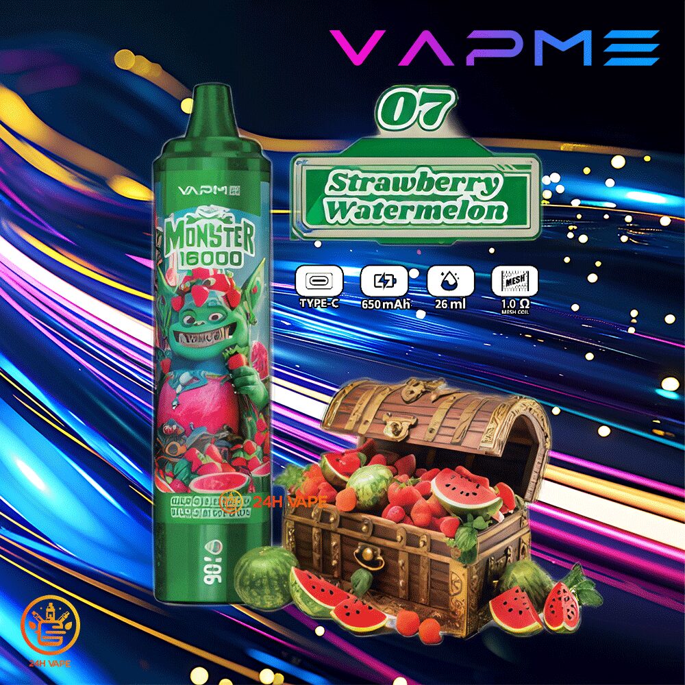VAPME Monster 16000 Puffs LED Display Edition Disposable random flavor option image