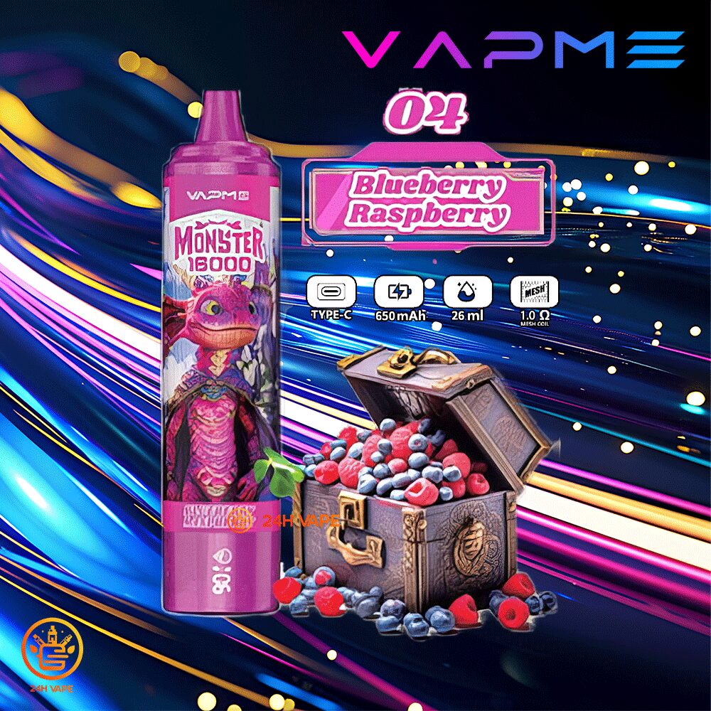 VAPME Monster 16000 Puffs LED Display Edition Disposable random flavor option image