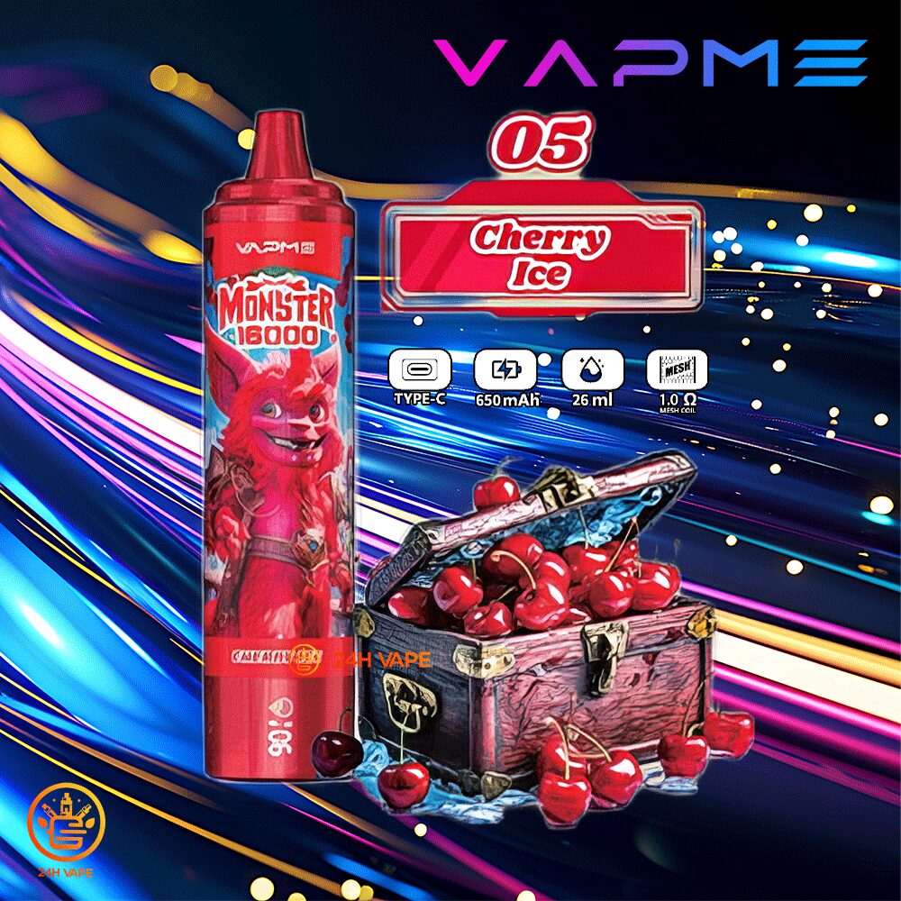 VAPME Monster 16000 Puffs LED Display Edition Disposable random flavor option image