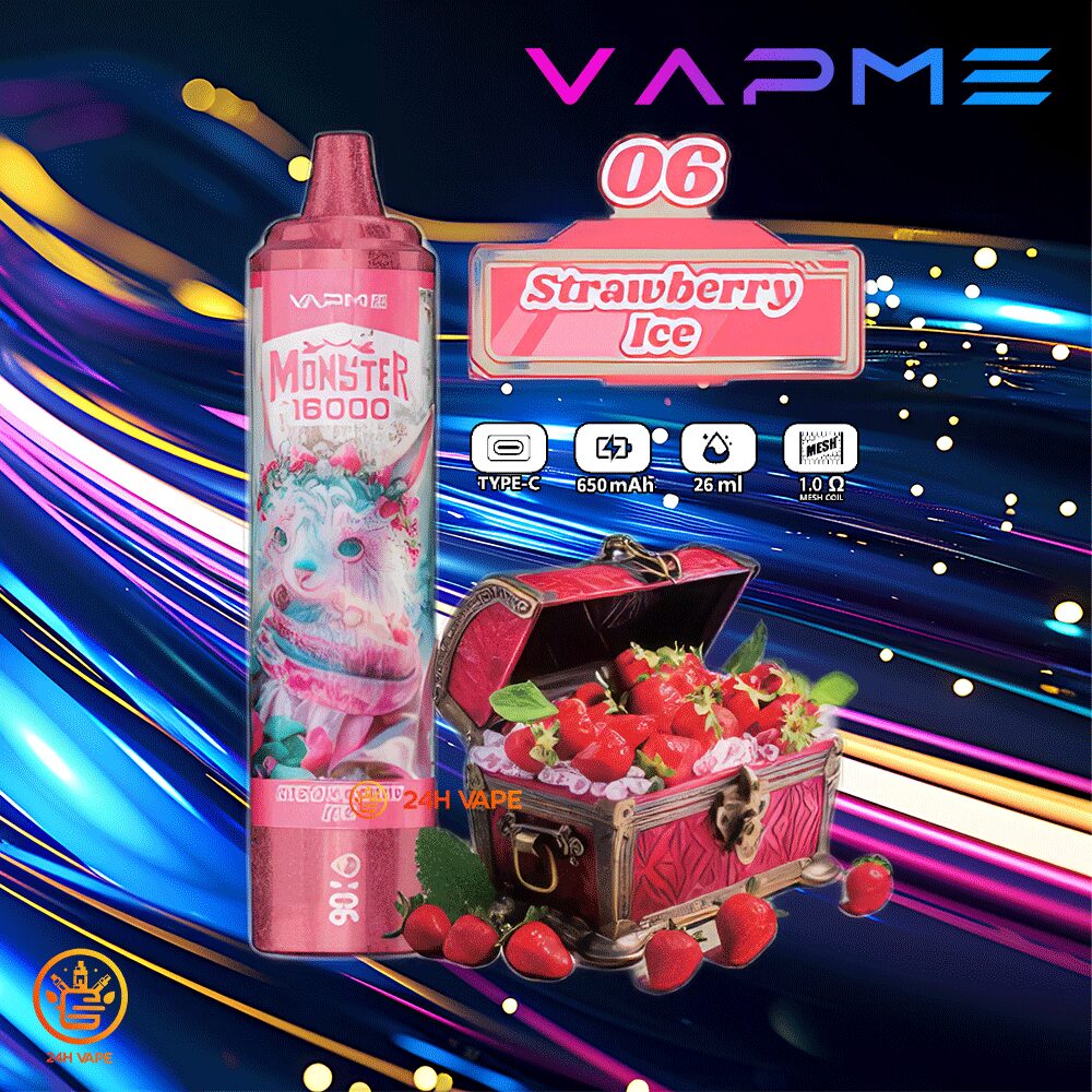 VAPME Monster 16000 Puffs LED Display Edition Disposable random flavor option image