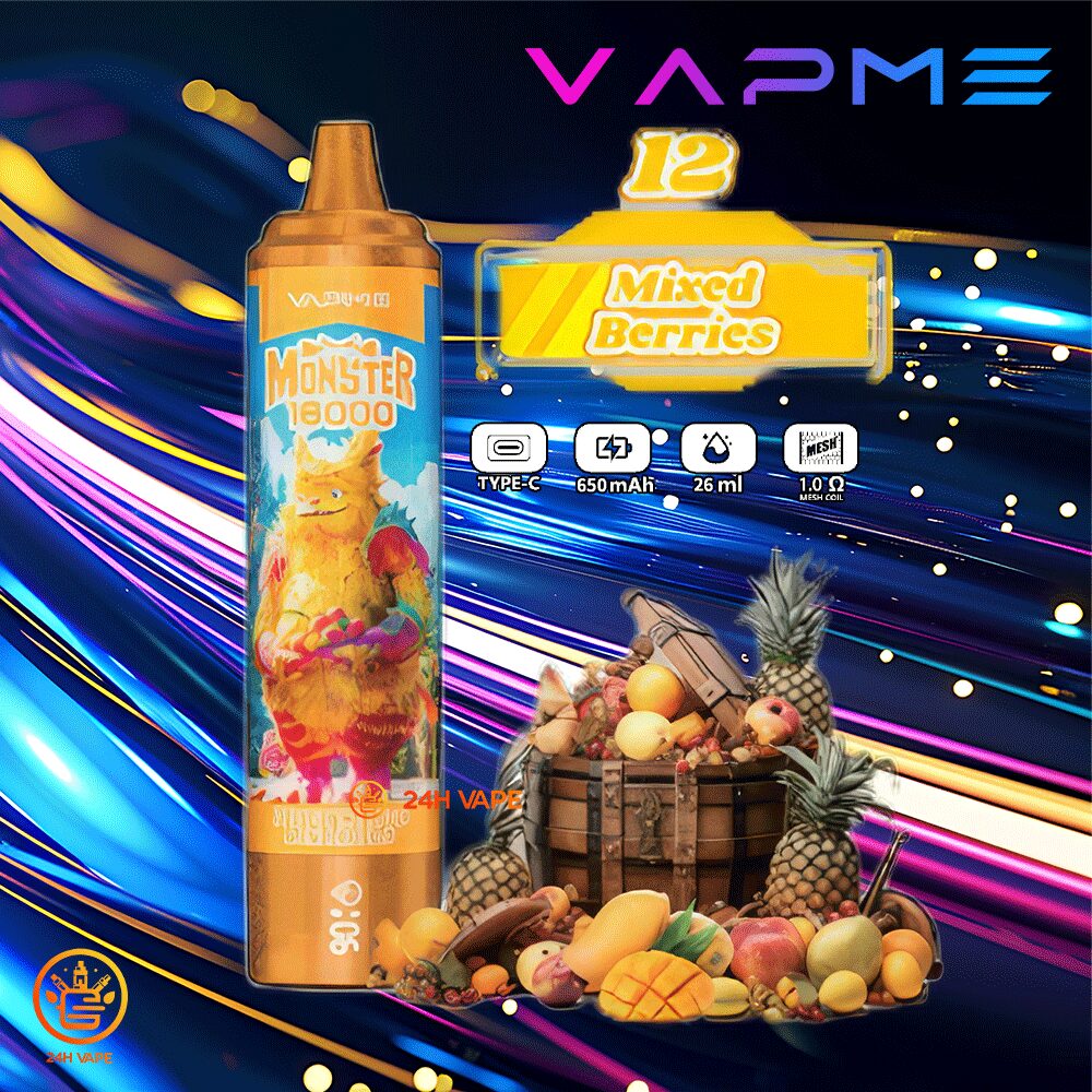 VAPME Monster 16000 Puffs LED Display Edition Disposable random flavor option image