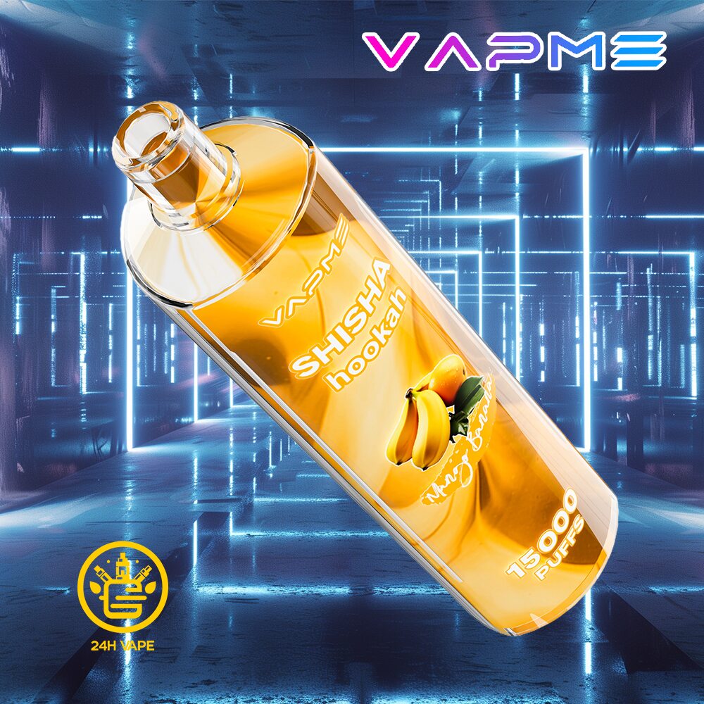 Vapme Shisha Hookah 15000 Puffs Original Edition Rechargeable Disposable Vape in Random Flavors 1365f0ed flavor