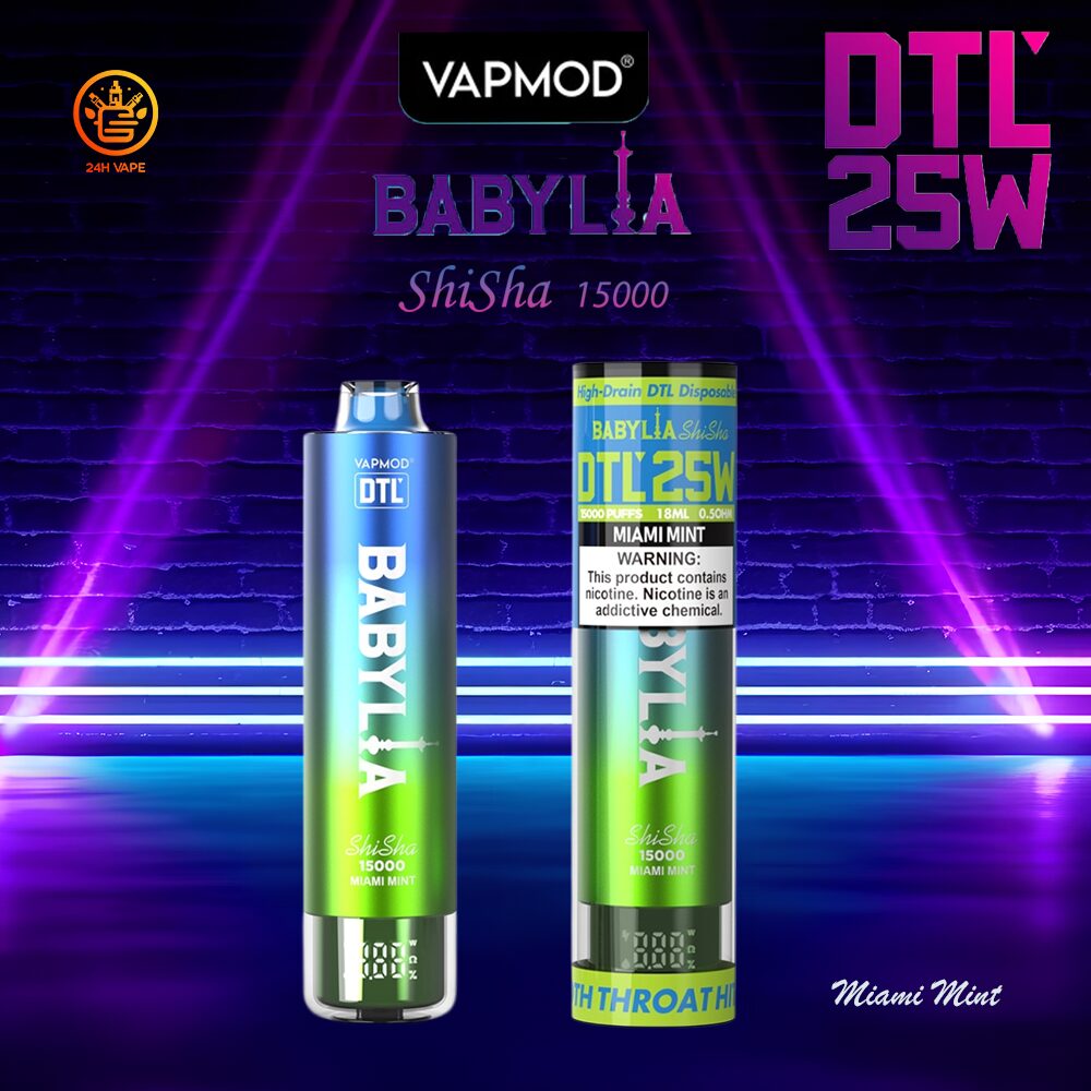 VAPMOD BABYLIA 15000 15K Puffs Edition DTL Disposable random flavor option image