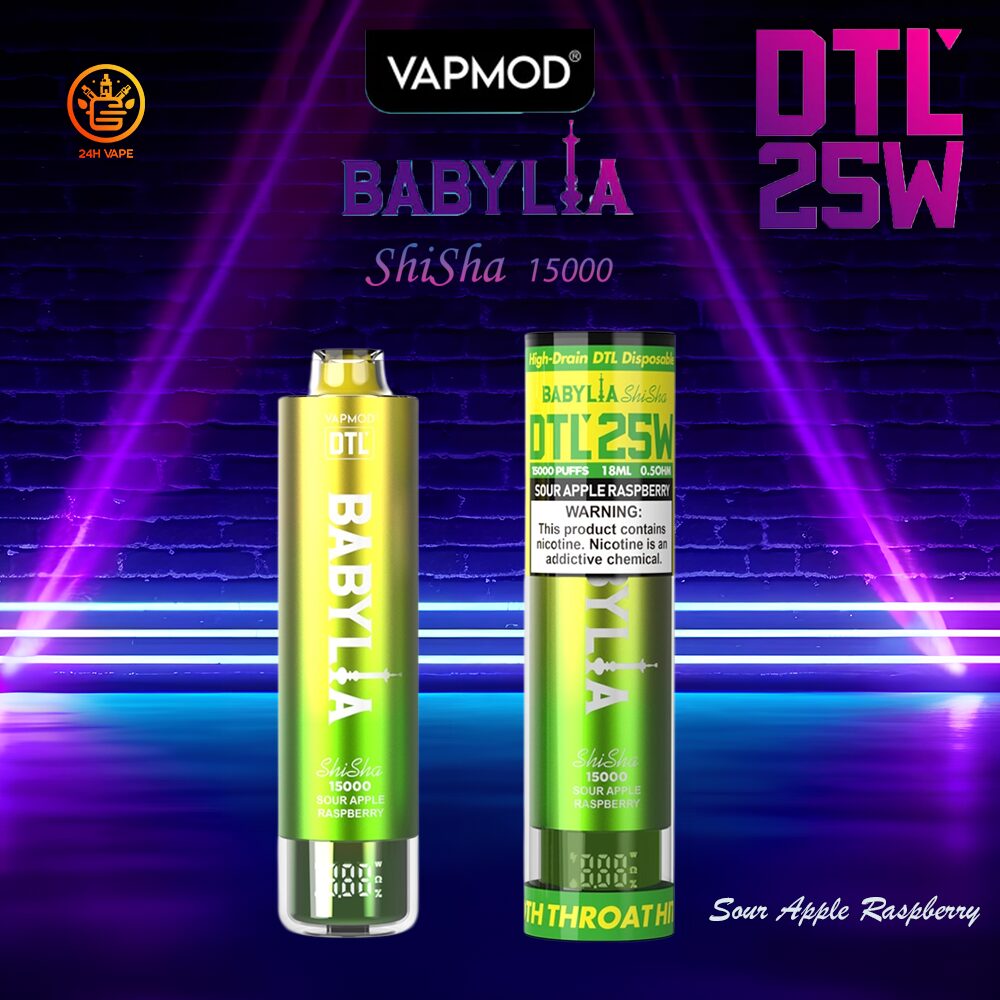 VAPMOD BABYLIA 15000 15K Puffs Edition DTL Disposable random flavor option image