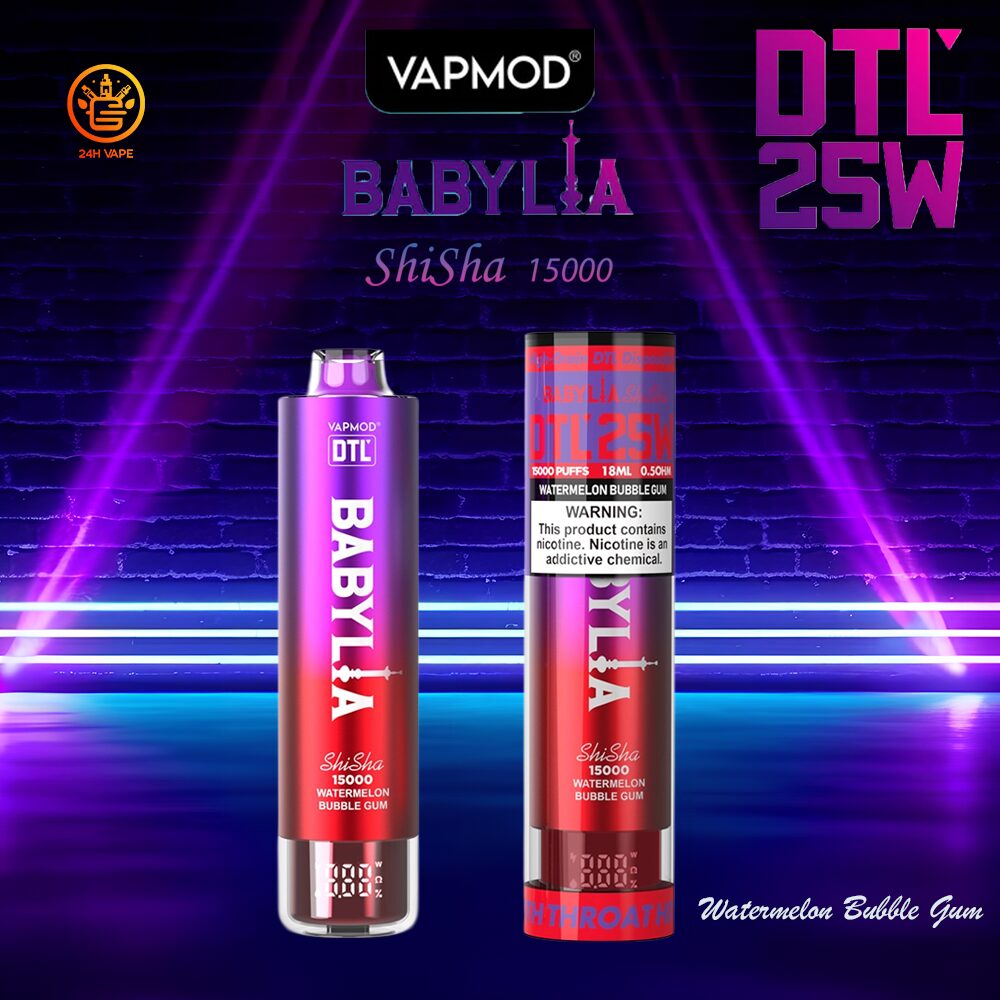 VAPMOD BABYLIA 15000 15K Puffs Edition DTL Disposable random flavor option image