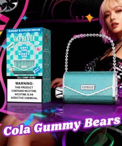 VAPRIVÉE 50000 50K Puffs Dual Power Mode & Dual Mesh Disposable Vape in Cola Gummy Bears flavor