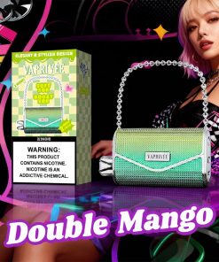 VAPRIVÉE 50000 50K Puffs Dual Power Mode & Dual Mesh Disposable Vape in Double Mango flavor