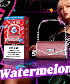VAPRIVÉE 50000 50K Puffs Dual Power Mode & Dual Mesh Disposable Vape in Watermelon flavor