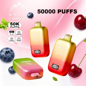 Produktbild des Einweg-E-Zigaretten-Produkts „VHILL Dazzle 50K“