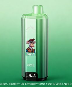 VHILL Triple 90K 90000 Puffs 3 in 1 Flavors&LED Screen Rechargeable Disposable Vape EU Warehouse in Blueberry Raspberry Ice & Blueberry Cotton Candy &