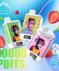 VHILL TWINS 60000 60K Puffs Dual Flavors LED Display Disposable Vape EU Warehouse product image