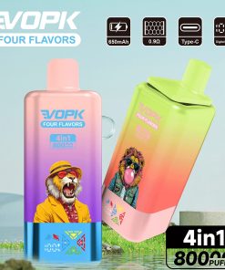 Vopk Four Flavors 80000 80K Puffs 4 in 1 Flavors Rechargeable LCD Display Disposable Vape product image