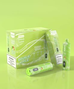 VOPK Shisha Hookah 15000 15K Puffs Edition DTL Disposable in 1. Double Apple flavor