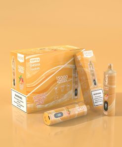 VOPK Shisha Hookah 15000 15K Puffs Edition DTL Disposable in 2. Double Melon Mint flavor