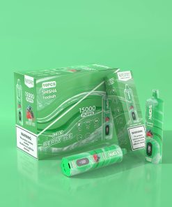 VOPK Shisha Hookah 15000 15K Puffs Edition DTL Disposable in 6. Mix Berry Ice flavor