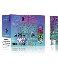 VOPK Tornado 9000 Puffs Disposable in 3. Blueberry Ice flavor