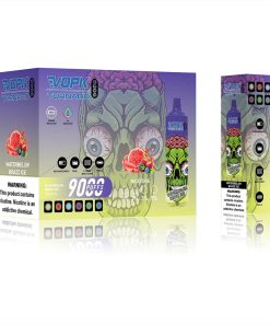 VOPK Tornado 9000 Puffs Disposable in 4. Watermelon Brazz Ice flavor