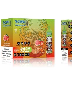 VOPK Tornado 9000 Puffs Disposable in vopk tornado 9000 strawberry watermelon flavor