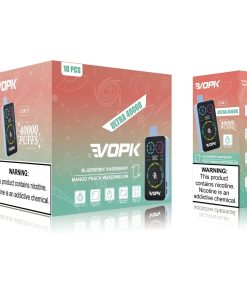 VOPK ULTRA 40000 40K Puffs Double Taste RGD Screen Display Disposable Vape in Blueberry Raspberry / Mango Peach Watermelon flavor