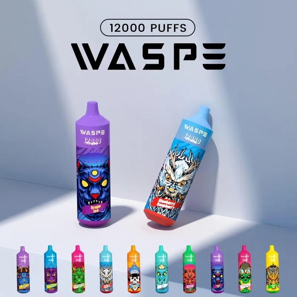 WASPE 12000 Puffs Nicotine 0% 2% 3% 5% Original Edition Disposable Vape Pen in Waspe 12000 flavor