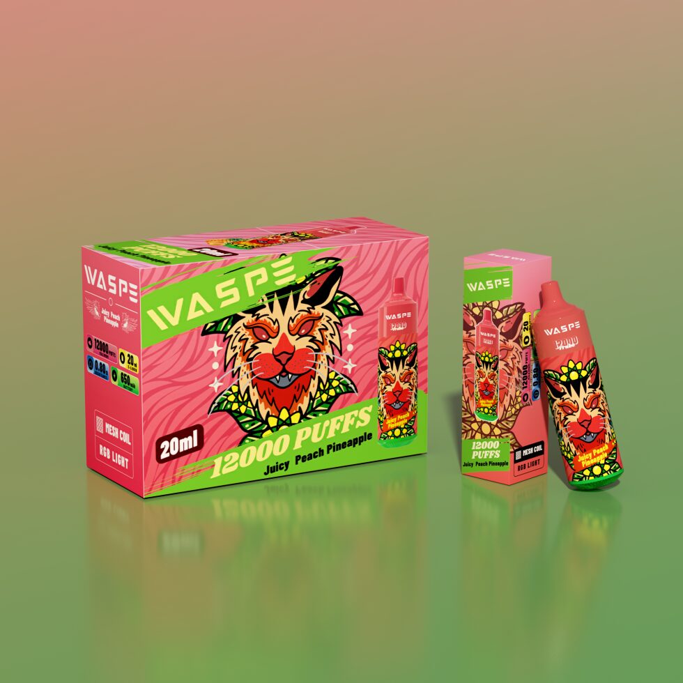 WASPE 12000 Puffs Nicotine 0% 2% 3% 5% Original Edition Disposable Vape Pen in Waspe 12000 flavor